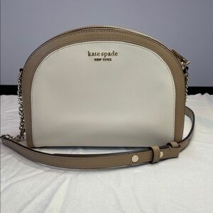 Kate Spade Cream and Tan Crossbody
